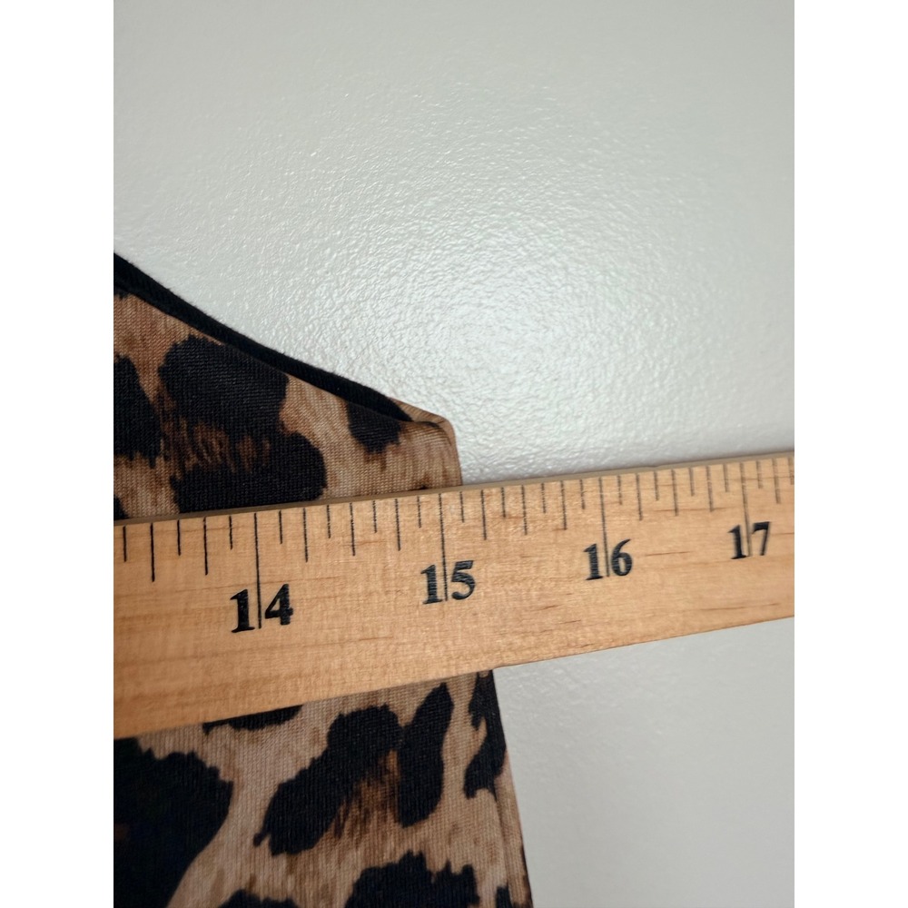 Dhruv Kapoor Anthropologie Leopard Print Mini Dress Brown XS New With Tags - Picture 6 of 8